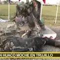 Trujillo: Huaco de la fertilidad de Moche fue quemado por completo