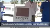 Trujillo: Trasladan un grupo de ventiladores mecánicos reparados al Hospital Regional  - Noticias de edmer-trujillo