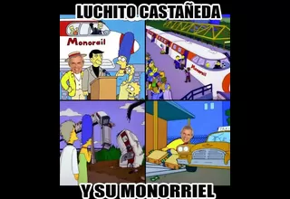 Tuiteros se burlaron del monorriel propuesto por Castañeda Lossio para Lima
