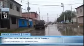 Intensas lluvias inundan calles de Tumbes por segundo día consecutivo - Noticias de tumbes