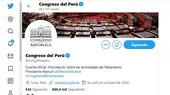 Twitter: Congreso denuncia que intentaron vulnerar su cuenta oficial - Noticias de twitter