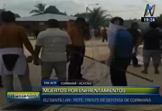 Ucayali: Cuatro fallecidos tras enfrentamientos, según Frente de Defensa