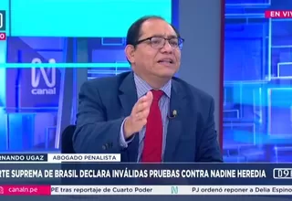 Ugaz: Perú debe excluir pruebas anuladas en Brasil contra Heredia