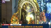 Última procesión del Señor de los Milagros - Noticias de procesion
