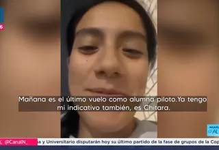 Último video de la piloto FAP antes de desaparecer