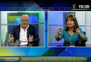 Unión Solidaria: Carlos Bruce y Martha Chávez protagonizaron candente debate
