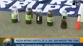 Universidad San Marcos: estudiantes aseguran que bombas molotov no son suyas - Noticias de molotov