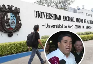 UNMSM rechaza declaraciones del ministro Tiburcio sobre protestas