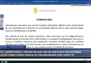 UPCH: Voluntaria de ensayo a vacuna falleció como consecuencia de una neumonía por COVID-19