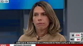 Urpi Torrado: Castillo ha aprendido a victimizarse - Noticias de urpi-torrado
