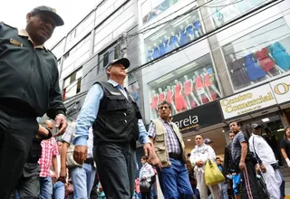 Urresti anunció mayor seguridad y retiro de ambulantes en Gamarra