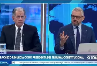 Óscar Urviola: Renuncia de Luz Pacheco al TC se debió a desacuerdo con el pleno
