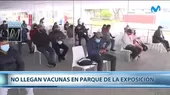 Vacunatorio Parque de la Exposición: Ciudadanos reclaman faltan de dosis - Noticias de parque-leyendas