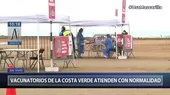 Costa Verde: Vacunatorios atienden con total normalidad en dos distritos - Noticias de augusto-ferrero-costa