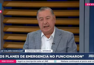 Valdés critica la efectividad de los estados de emergencia