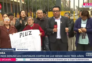 Vecinos de El Agustino denuncian constantes apagones desde 2021