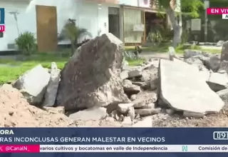 Vecinos de La Merced en Ate denuncian destrucción de veredas sin aviso