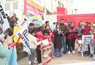 Vecinos de Mi Perú exigen ejecución de proyecto de agua y desagüe