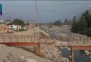 Vecinos piden reforzar puente peatonal en Chosica ante llegada del Fenómeno El Niño