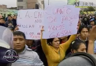 Vecinos del Rímac bloquearon Prolongación Tacna en protesta contra el Corredor Azul