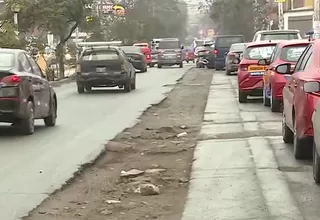 Vecinos del Rímac denuncian abandono de pistas