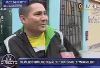 Vecinos de San Miguel no creen traslado de 'Maranguita'