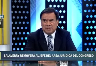 Velásquez: Es un exceso remoción de funcionario que buscó nexo entre Vela y Reátegui