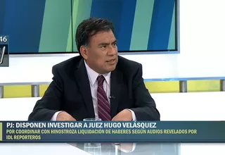 Velásquez Quesquén: Fallo de millonario pago a jueces ha sido orientado