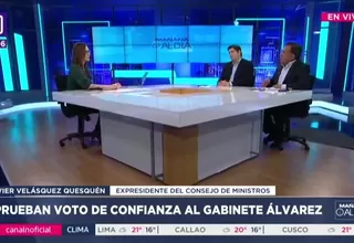 Velásquez Quesquén pide estabilidad democrática y advierte clientelismo del Congreso