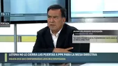 Velásquez Quesquén: Se vería pésimo que el fujimorismo postule solo a Mesa Directiva - Noticias de fujimorismo