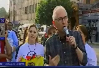 Venezolanos en Lima realizaron protesta contra el gobierno de Maduro