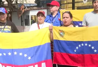 Venezolanos en Perú rechazan juramentación de Nicolas Maduro