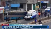 Ventanilla: Bus de transporte público se empotró en una vivienda tras despiste - Noticias de transporte-interprovincial