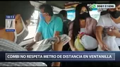 Ventanilla: Video muestra a combi llena de pasajeros durante estado de emergencia - Noticias de ventanilla