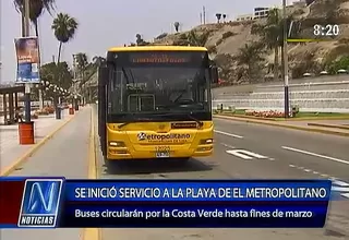 Alimentadores del Metropolitano ya llegan a las playas de Chorrillos