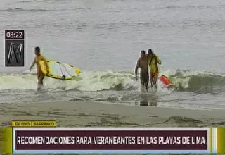 Verano: Policía de Salvataje rescata hasta la fecha a 376 bañistas