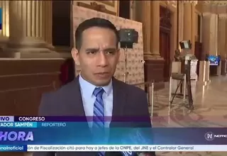 Elvis Vergara advirtió que inasistencia del titular del JNE podría derivar en denuncia constitucional