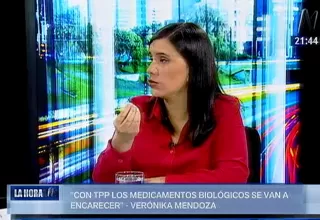 Verónika Mendoza: "Minsa y EsSalud advirtieron que con TPP subirán medicamentos"