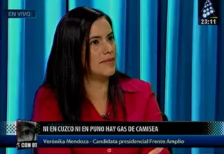 Verónika Mendoza: Ni en Puno ni en Cusco hay gas de Camisea