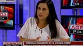 Verónika Mendoza: “Vamos a constituir una oposición vigilante y fiscalizadora - Noticias de fiscalizadores