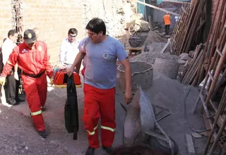 VES: dos obreros murieron tras caída de pared en construcción