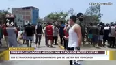 Villa El Salvador: Tres fiscalizadores heridos por ataque de mototaxistas - Noticias de mototaxistas-informales