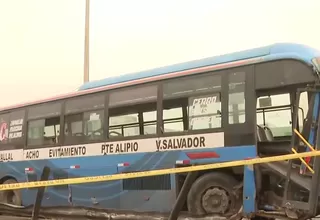 Vía Evitamiento: Chofer del bus no tenía licencia de conducir