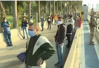 Decenas de personas son intervenidas por trasladarse en bus sin tener pase laboral 