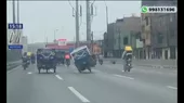 Vía Evitamiento: Motociclistas de delivery y mototaxistas realizan maniobras temerarias - Noticias de delivery