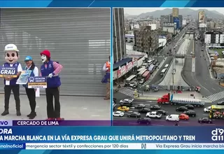 Inicia marcha blanca en la Vía Expresa Grau que unirá el Metropolitano y el tren 