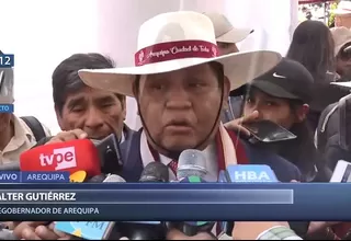 Vicegobernador de Arequipa: No hubo negociación, presidente Vizcarra no admite chantajes