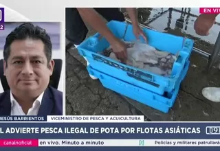 Viceministro Barrientos: “No hay incursiones de flotas extranjeras”