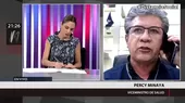 Viceministro Minaya: Vamos a encargarnos como Minsa de seguir más de cerca la situación de las vacunas - Noticias de Percy Ipanaqué