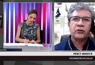 Viceministro Minaya: Vamos a encargarnos como Minsa de seguir más de cerca la situación de las vacunas